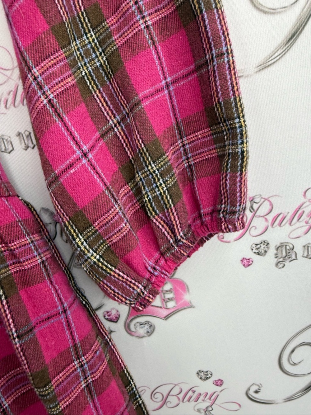 Fancyinn dress ruffle ruffles tiered frilly  Pink Plaid Tiered Mini Dress - Picture 6 of 10